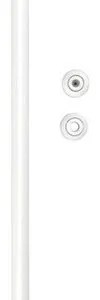 Biały drążek teleskopowy na zasłonę prysznicową Wenko Shower Curtain Rod