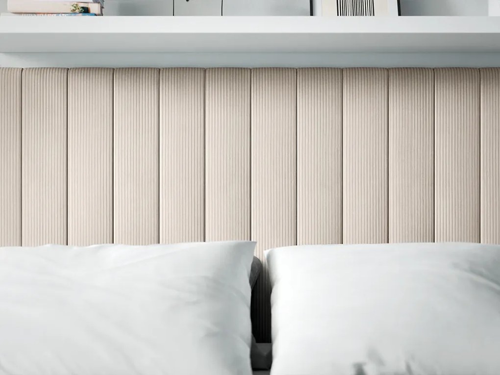 Tapicerowany panel ścienny FRAME LINCOLN 15x90 cm Kolor: Jasnoszary