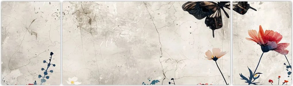Obraz - Łąka w betonie (170x50 cm)
