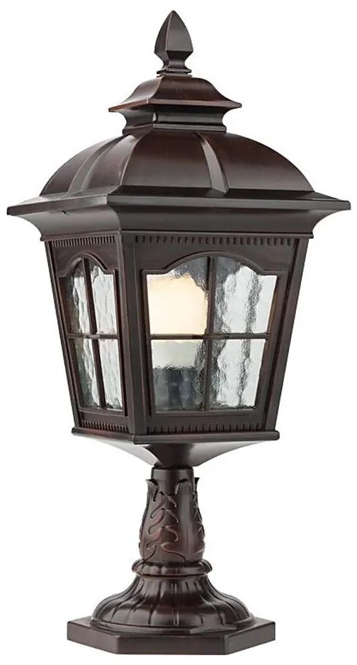 Redo 9652 - Lampa zewnętrzna YORK 1xE27/70W/230V IP44 brązowa