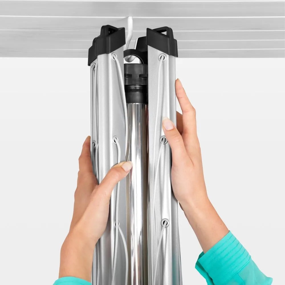 Ogrodowa suszarka na pranie w kolorze srebra 60 m Topspinner – Brabantia