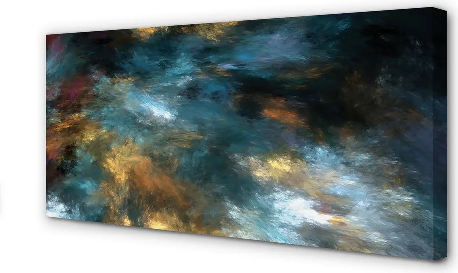 Zdjęcie na płótnie Abstrakcyjne Kolorowe Mazaje