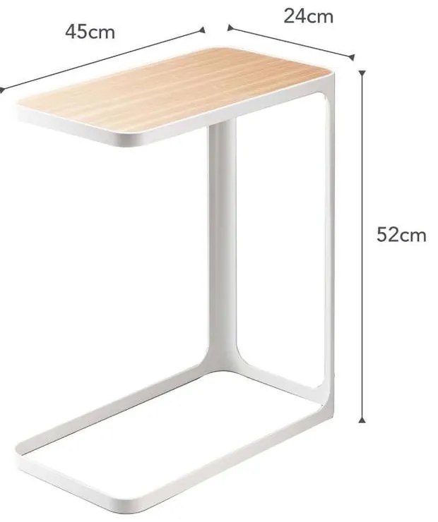 Biały stolik YAMAZAKI Frame