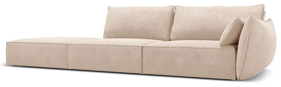 Beżowy szezlong (prawostronny) Vanda – Mazzini Sofas