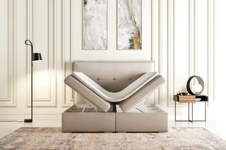 Podwójne łóżko kontynentalne 180x200 R0-N42