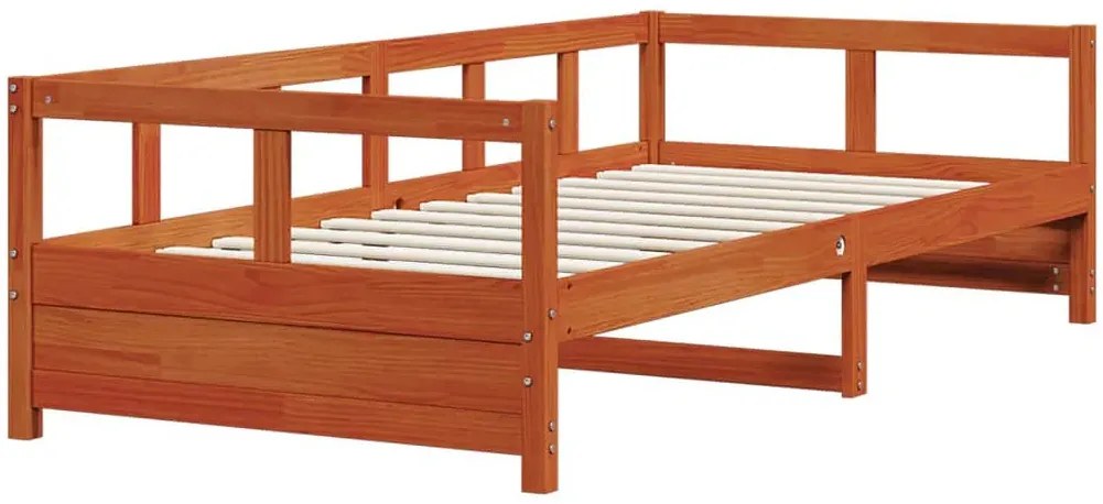 Klasyczne brązowe łóżko 90x200 B9-G96