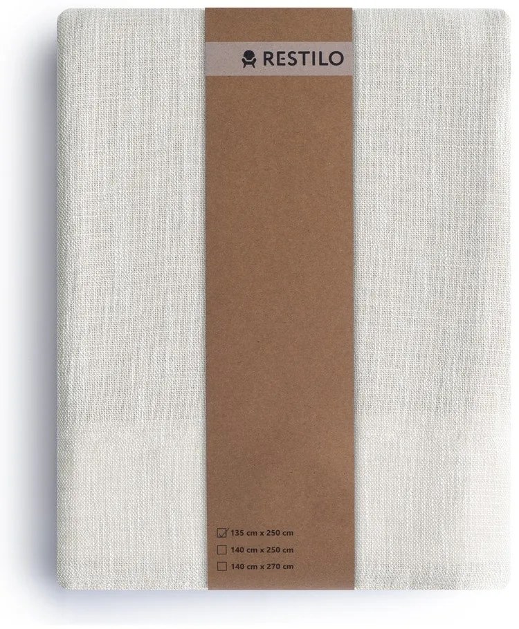 Kremowa zasłona 140x250 cm Valeta – Restilo