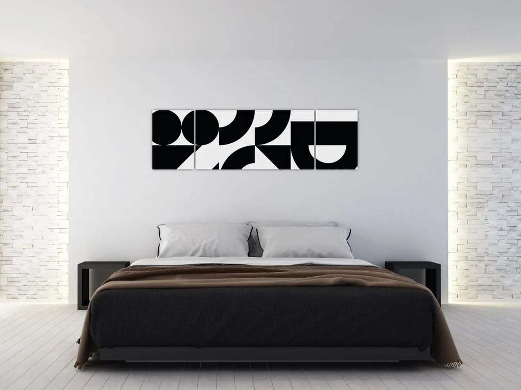 Obraz - Abstrakcja geometryczna N⁰2 (170x50 cm)