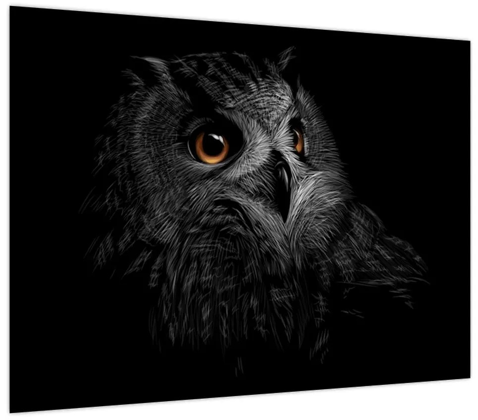 Obraz - Sowa, ilustracja (70x50 cm)