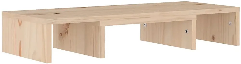 Regulowana półka na biurko z drewna sosnowego W8-S69