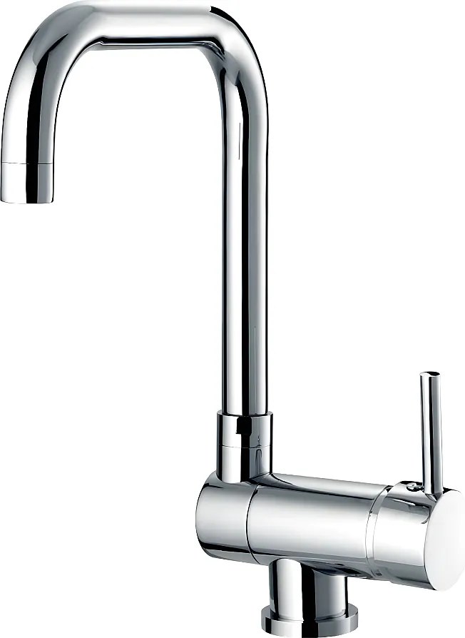 New Oslo chromowana bateria zlewozmywakowa z odchylanym wylewką 'specjalna do okna' - Essebagno