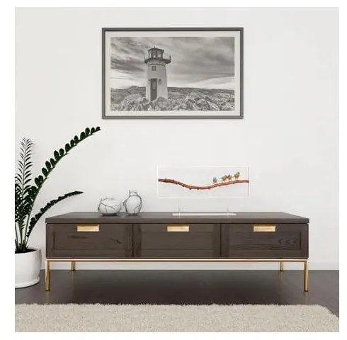 Czarna komoda Woodman Pimlico Lowboard