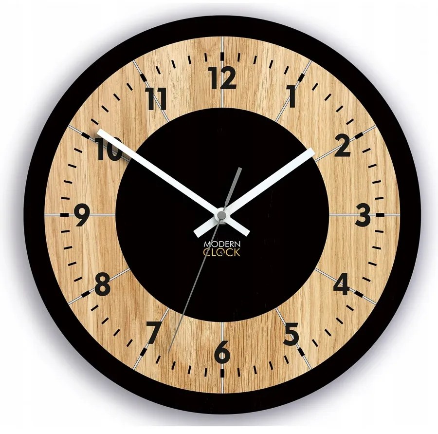 Zegar na ścianę nowoczesny efektowny okrągły cichy do kuchni salonu pokoju