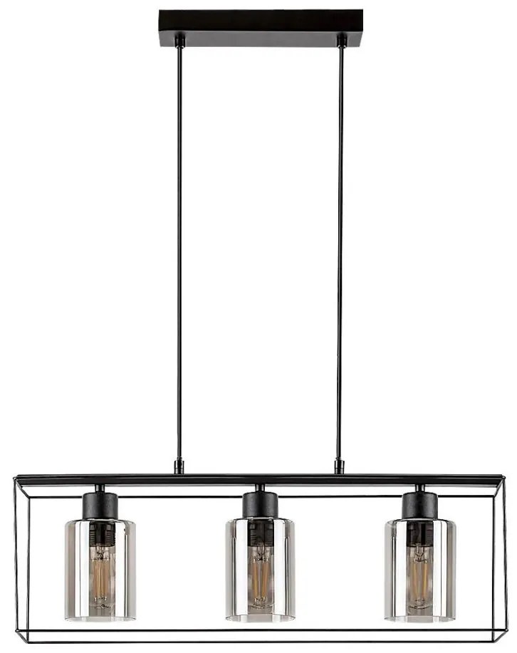 Rabalux 72033 - Lampa wisząca CHADWICK 3xE27/25W/230V na linkach