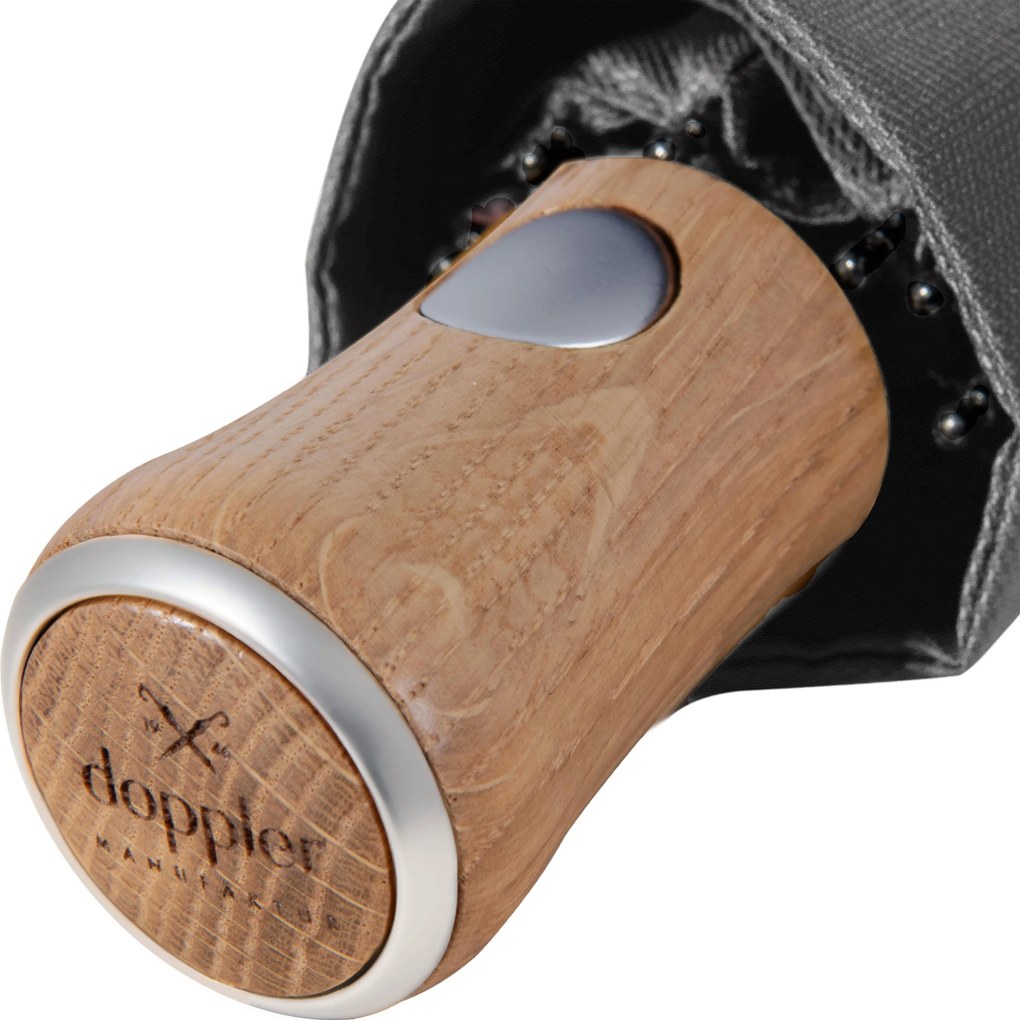 Doppler Manufaktur Bellino Nickel matt Oxford parasol automatyczny