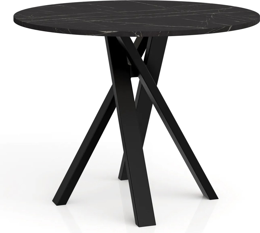 Stół do jadalni Ivo z okrągłym blatem 110 cm