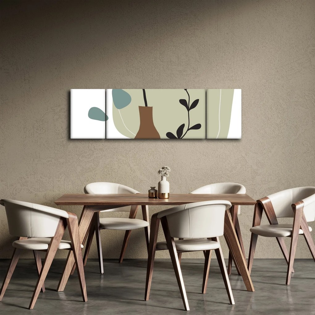 Obraz - Kwiaty w wazonie N⁰2 (170x50 cm)