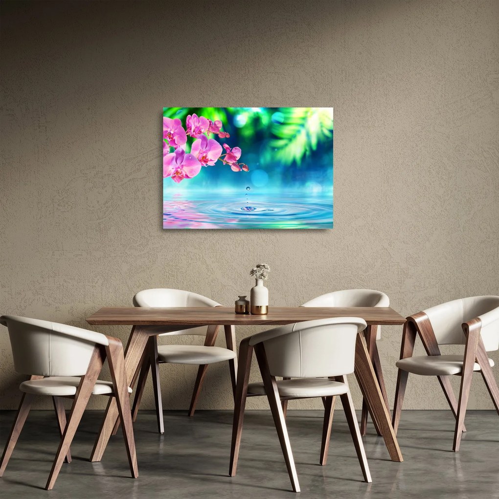 Obraz na szkle - Orchidea (70x50 cm)