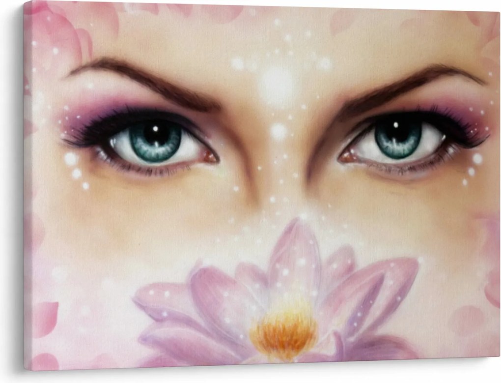 Obraz - Urocze oczy (70x50 cm)
