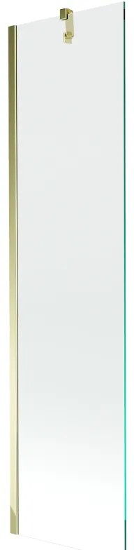 Mexen Next parawan nawannowy 1-skrzydłowy 50 x 150 cm, transparent, złoty - 895-050-000-00-00-50