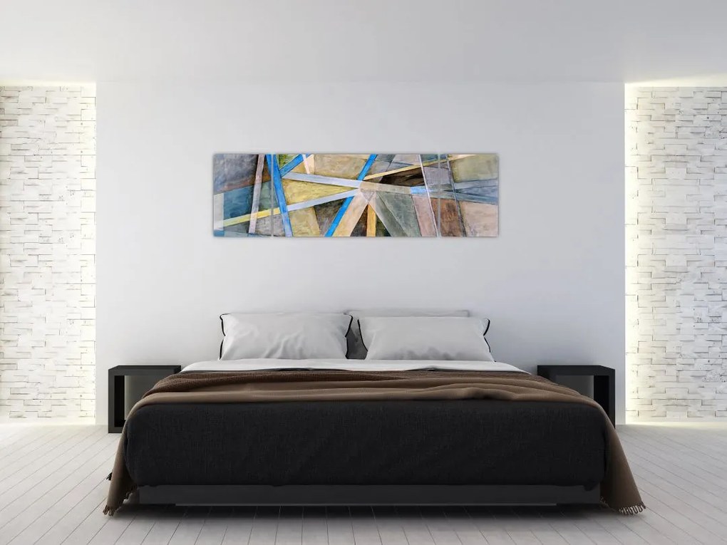 Obraz - Abstrakcja (170x50 cm)