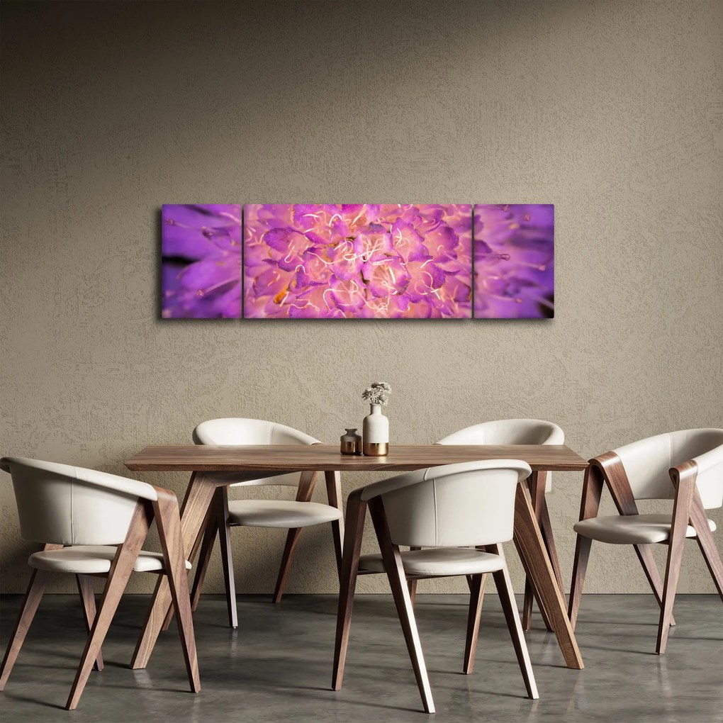 Szczegółowy obraz kwiatu (170x50 cm)