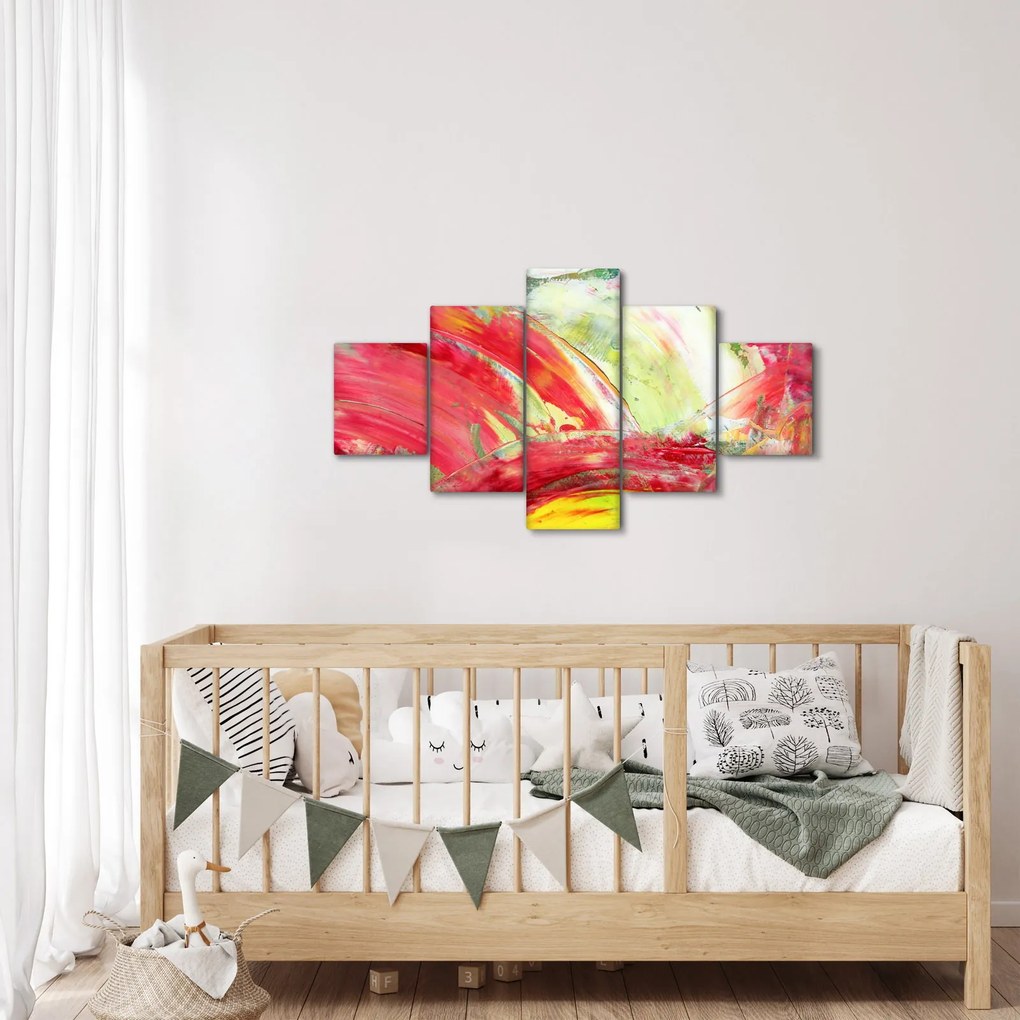 Obraz abstrakcji - malarstwo (125x70 cm)