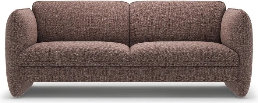 Brązowa sofa z tkaniny szenilowej 204 cm Georgia – Micadoni