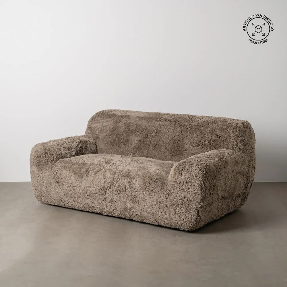 Brązowa sofa 185 cm Teddy – Ixia