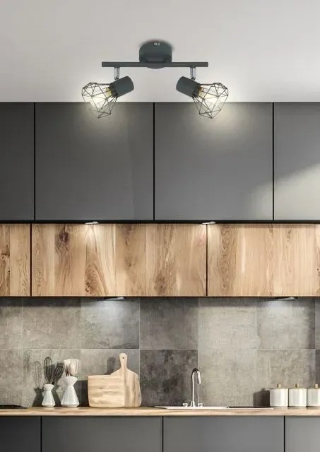 Podwójna nowoczesna lampa sufitowa - K523 P9-S36