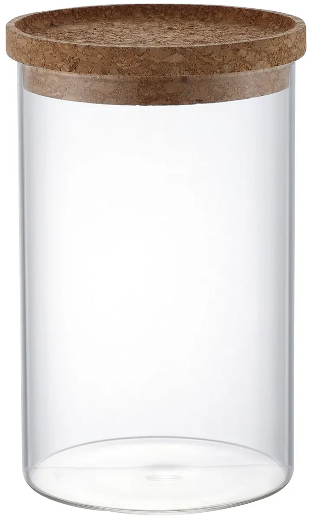 4Home Szklany pojemnik na żywność z pokrywką Cork, 850 ml, 850 ml