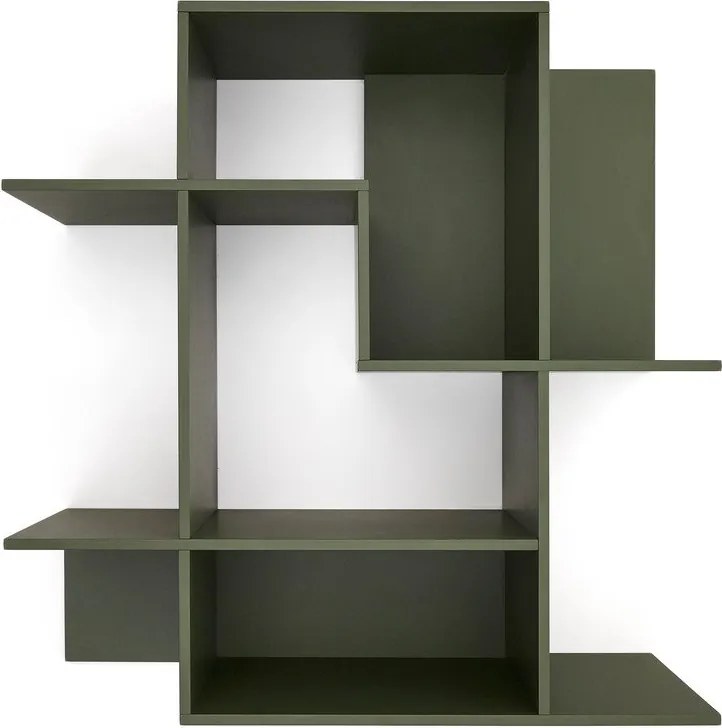 Zielony modułowy system półek 80x80x25 cm Ina – Kave Home