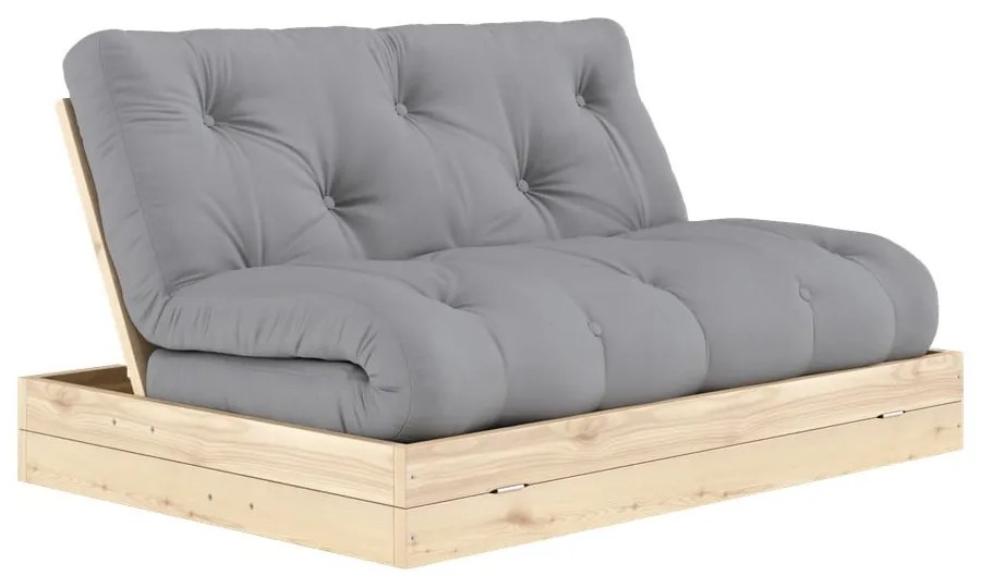 Szara rozkładana sofa 145 cm Flip – Karup Design