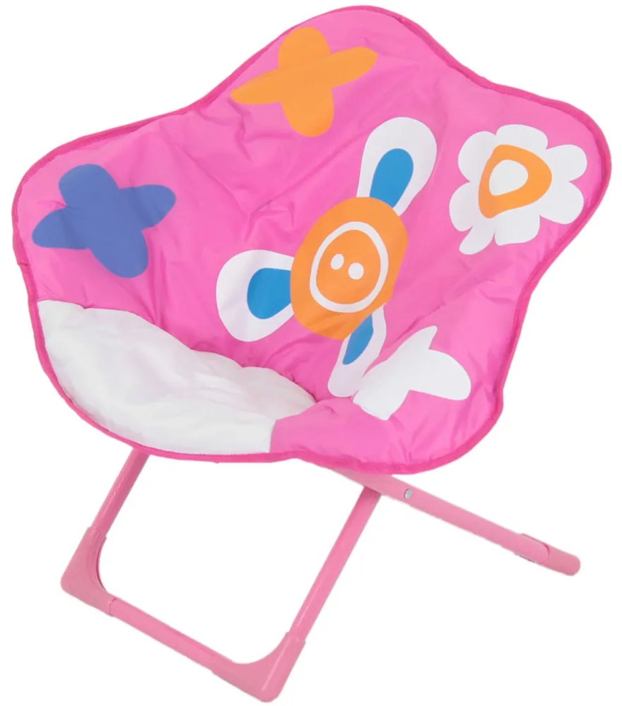 Krzesełko składane Różowy Kwiatek PATIO