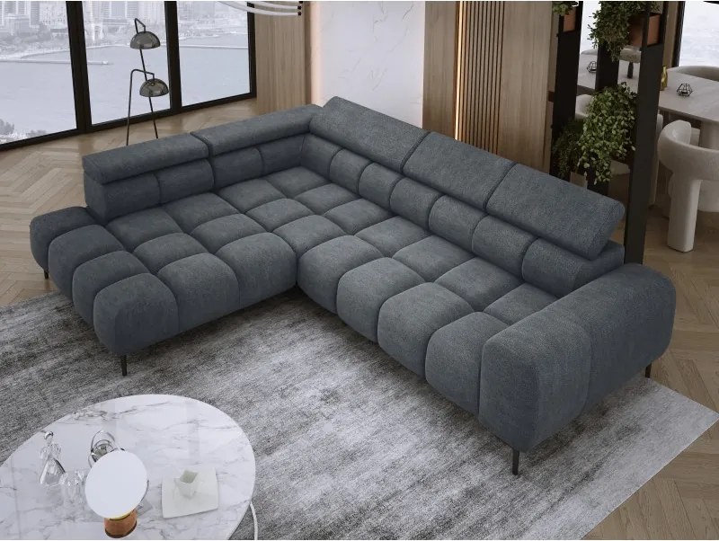 Narożnik PLAZA L wolnostojący Lewostronny w tkaninie CLOUD 97 WERSAL