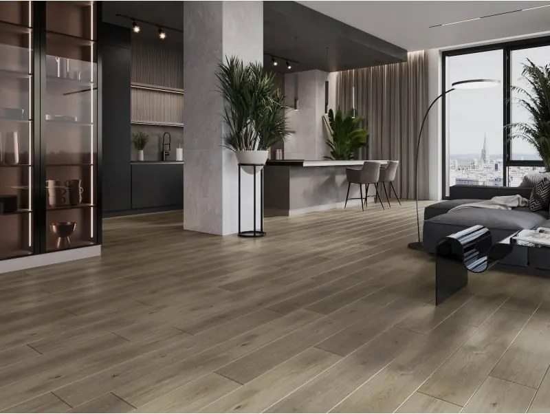 Mexen Perry panele winylowe 1227 x 187 mm LVT Dryback 2,5 mm, podkład PVC, 4 V-Fuga, Dąb - F1321-1227-187-255-4V1-01