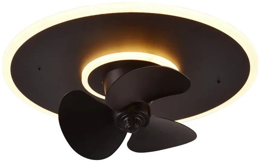 Lampa sufitowa LED w kolorze matowej czerni Nybro – Trio