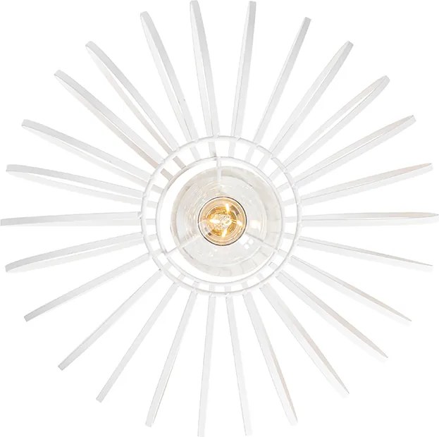Designerska lampa sufitowa biała 39 cm - Johanna
