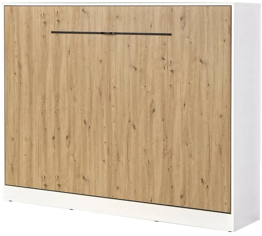 Półkotapczan otwierany dąb + czarny 140x200 A7-E57