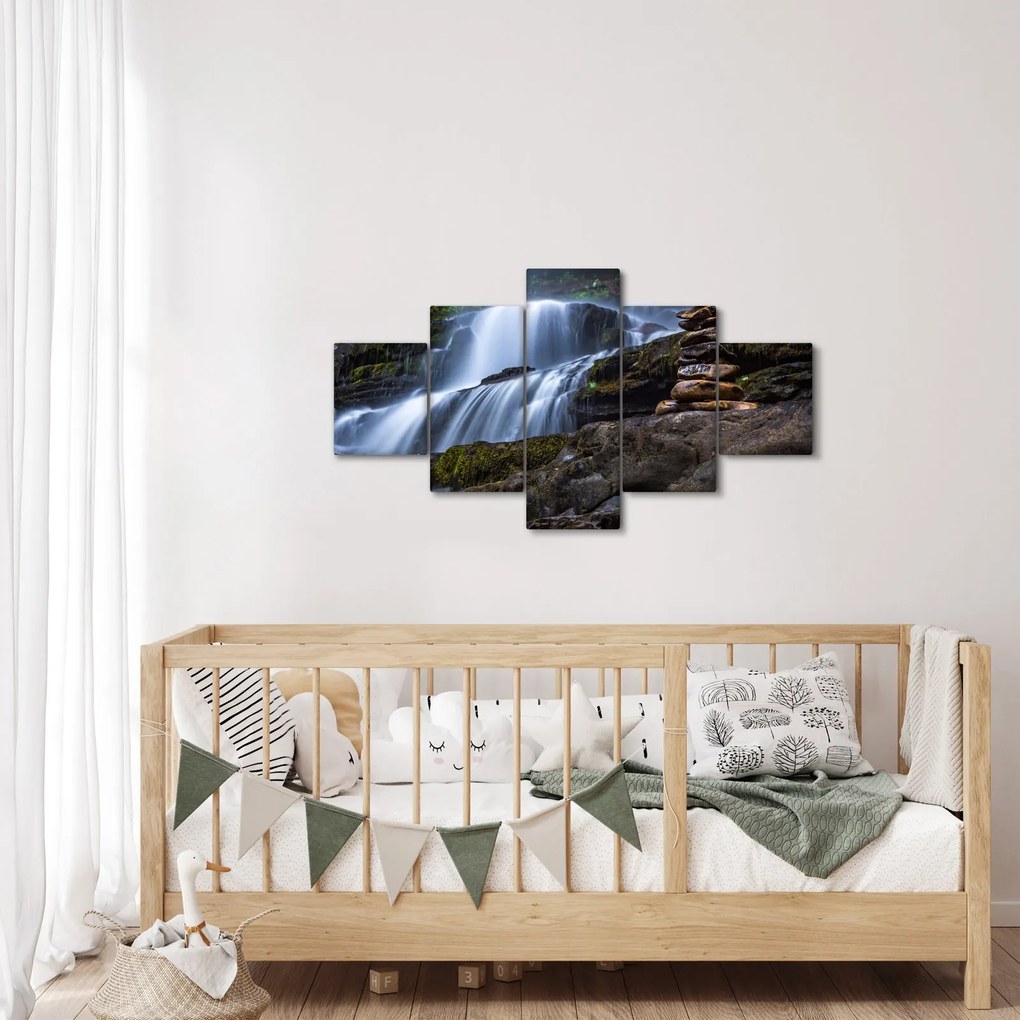 Obraz wodospadu (125x70 cm)