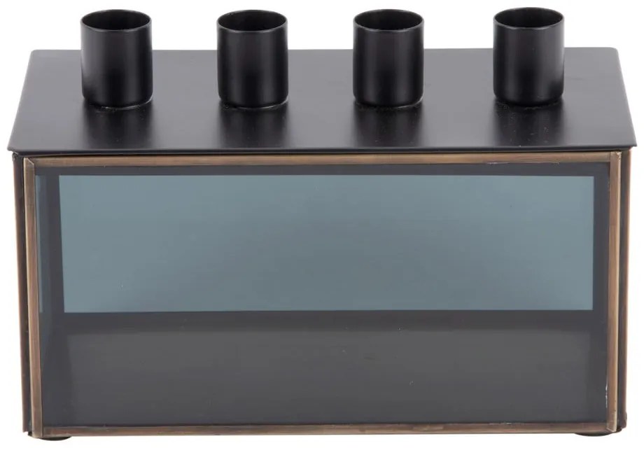 Szklany świecznik Boxed Rectangle – PT LIVING