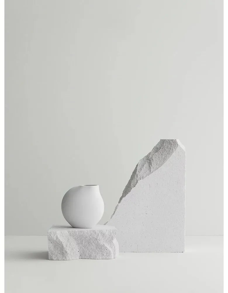 Jasnoszary porcelanowy wazon (wysokość 14 cm) Nona – Blomus