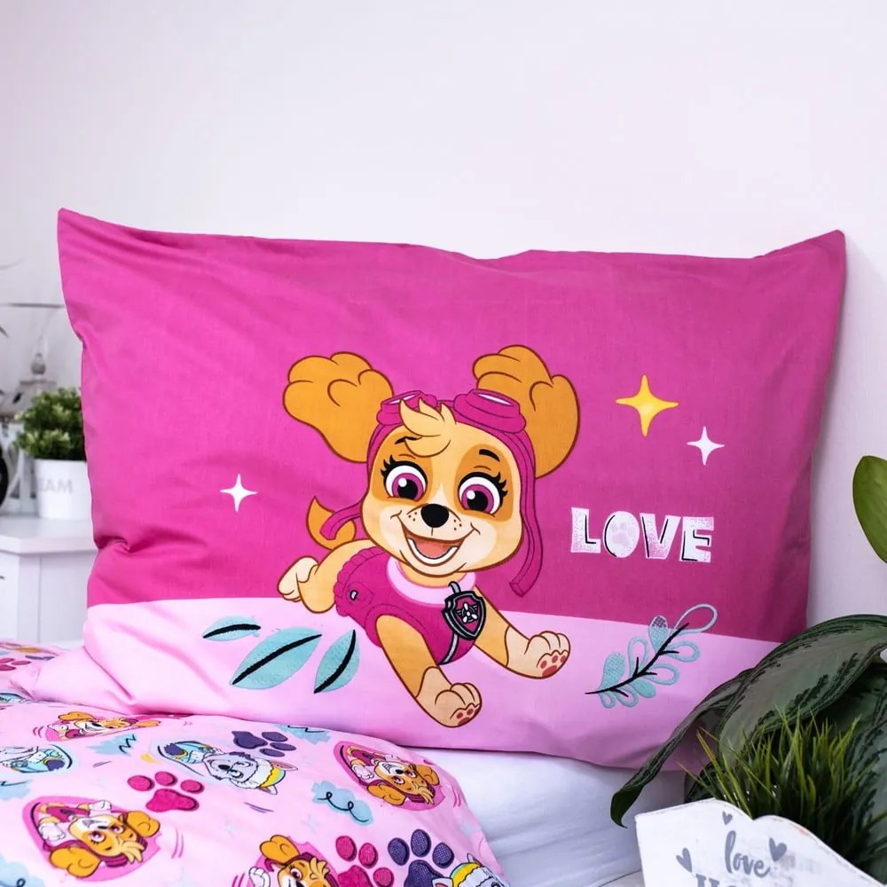 Dziecięca pościel jednoosobowa z mikrowłókna 140x200 cm Paw Patrol – Jerry Fabrics