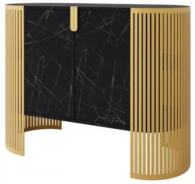 Komoda nowoczesna Zinzit Złoty