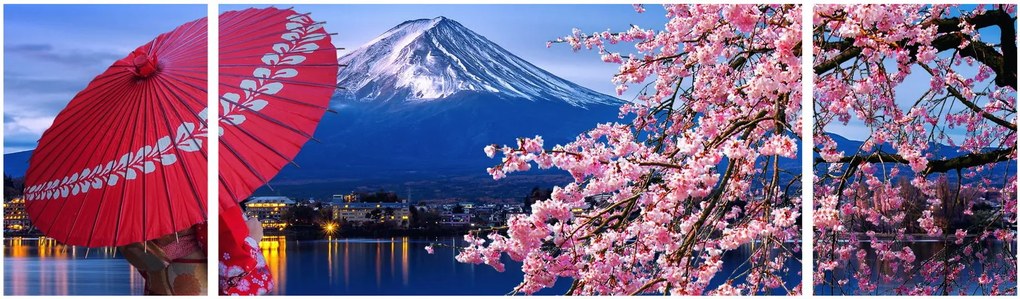 Obraz - Widok na szczyt, Japonia (170x50 cm)