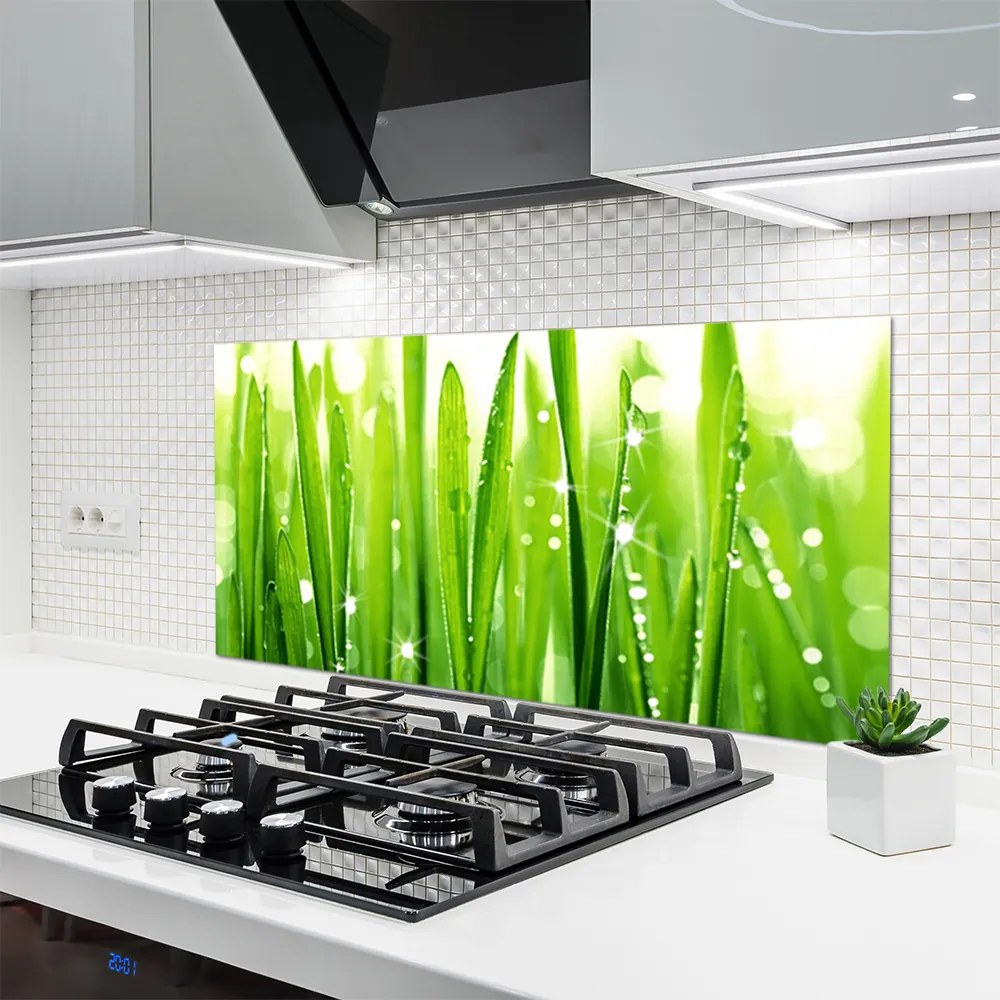 Szkło Ozdobne do Kuchni Szum Polnej Trawy