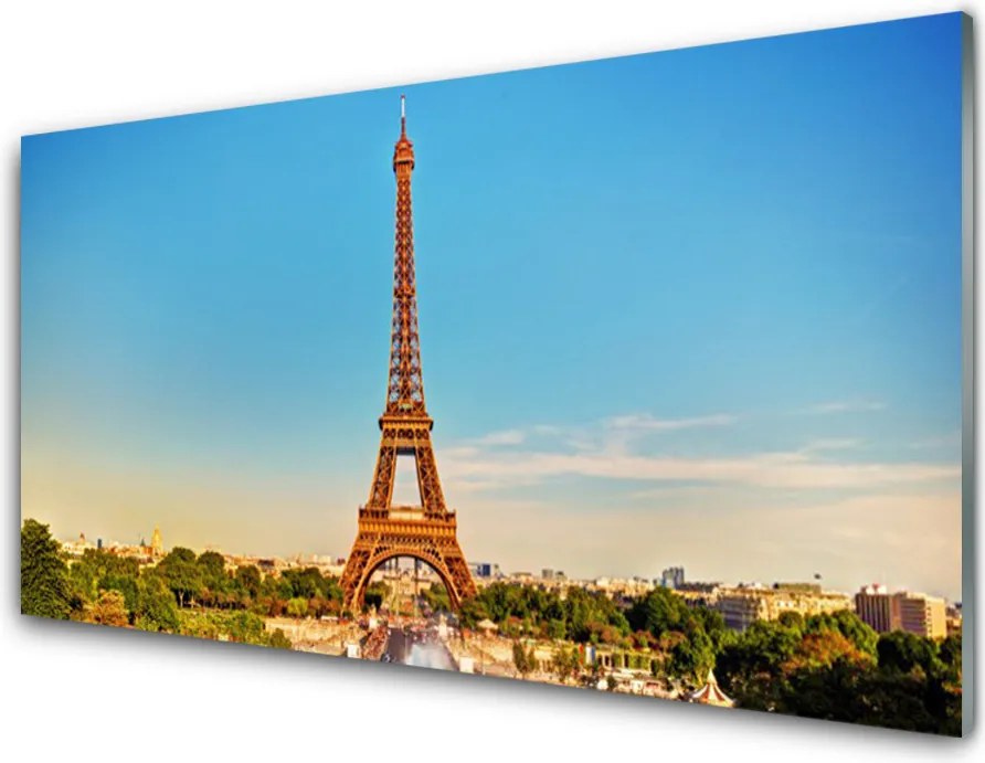 Panel Szklany Majestatyczne Wieża Eiffla W Paryżu