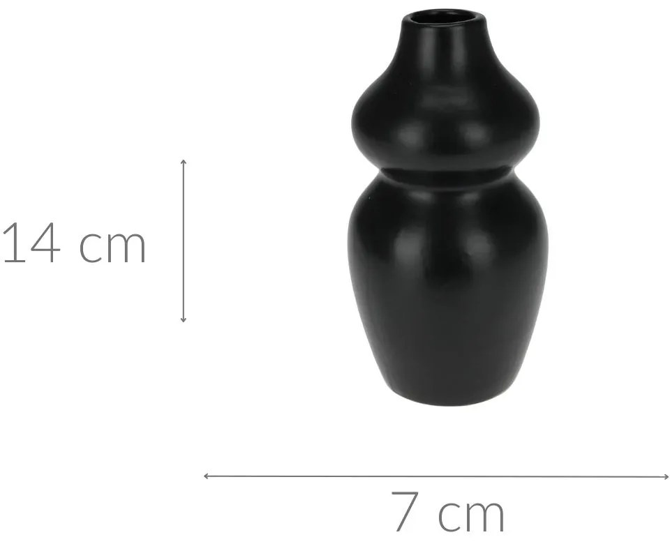 Wazon dekoracyjny z ceramiki, wys. 14 cm