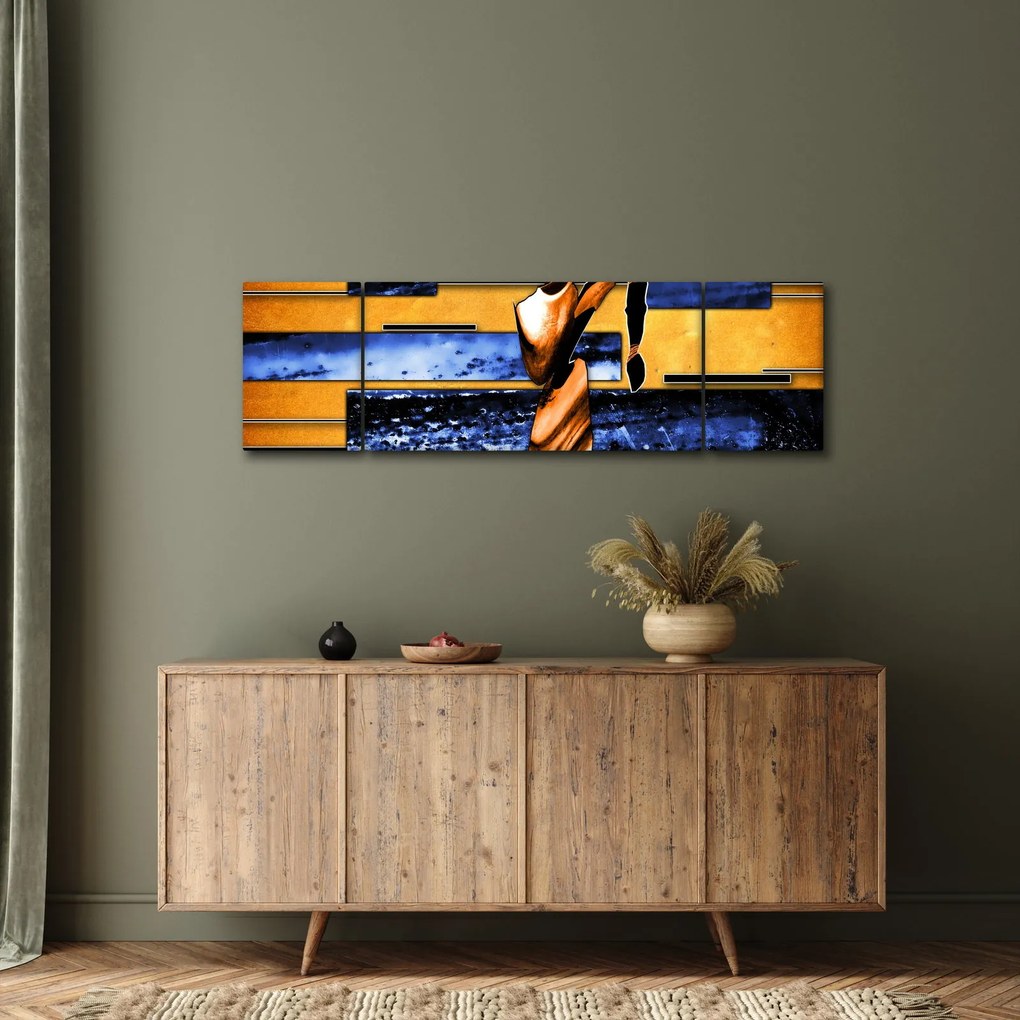 Obraz obrazu abstrakcyjnego (170x50 cm)