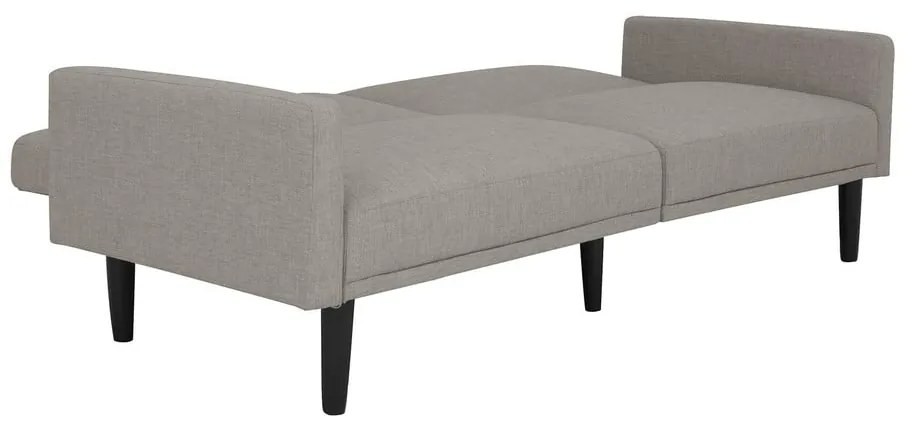 Jasnoszara sofa rozkładana 198 cm – Støraa